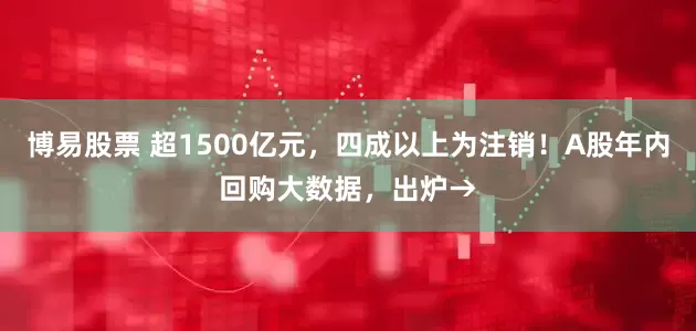 博易股票 超1500亿元，四成以上为注销！A股年内回购大数据，出炉→